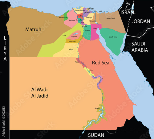 Egypt Map.