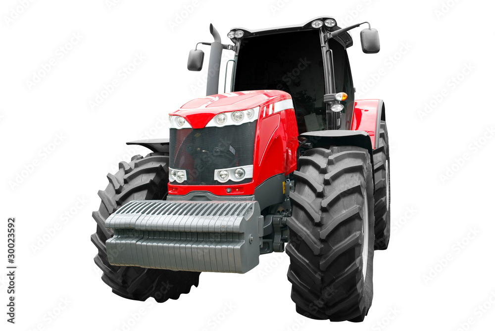 tractor front view isolated tractor front view isolated