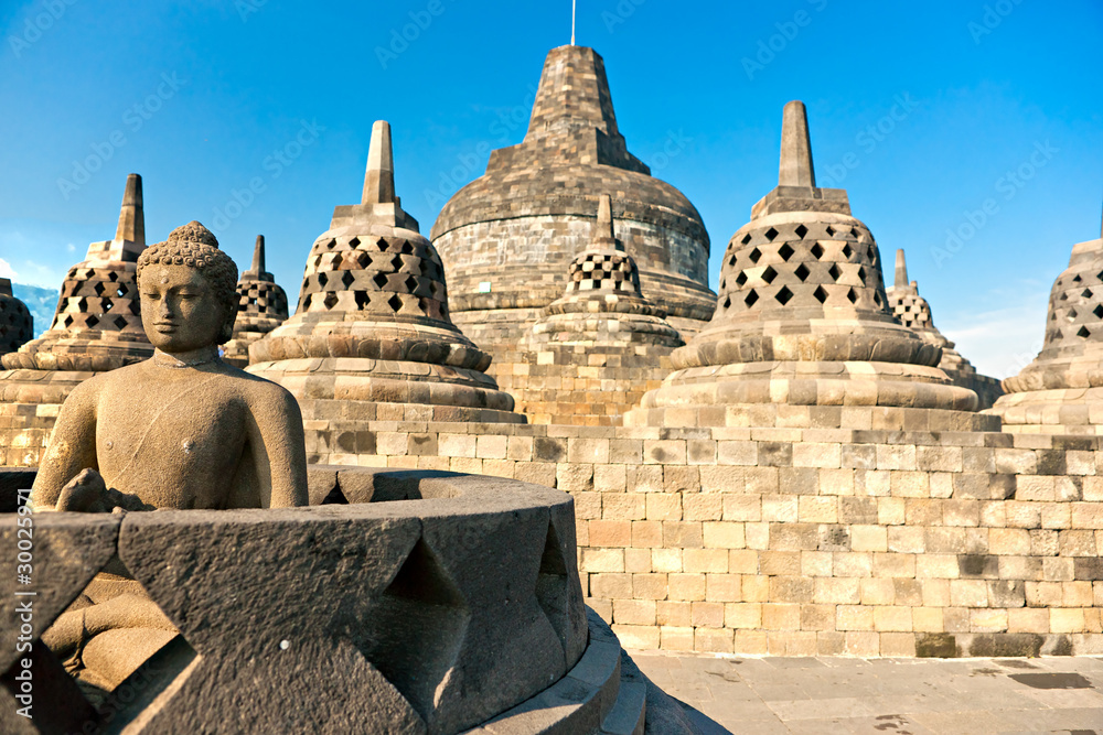 Borobudur Temple, Yogyakarta, Java, Indonesia.