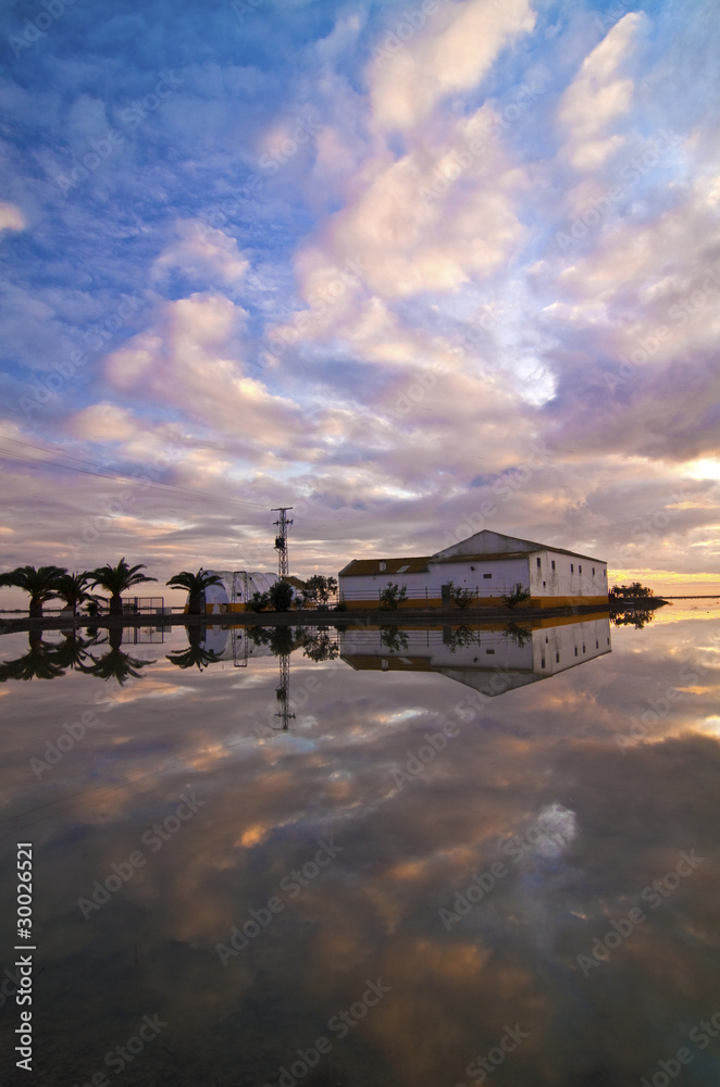 Atardecer en la Arrocera