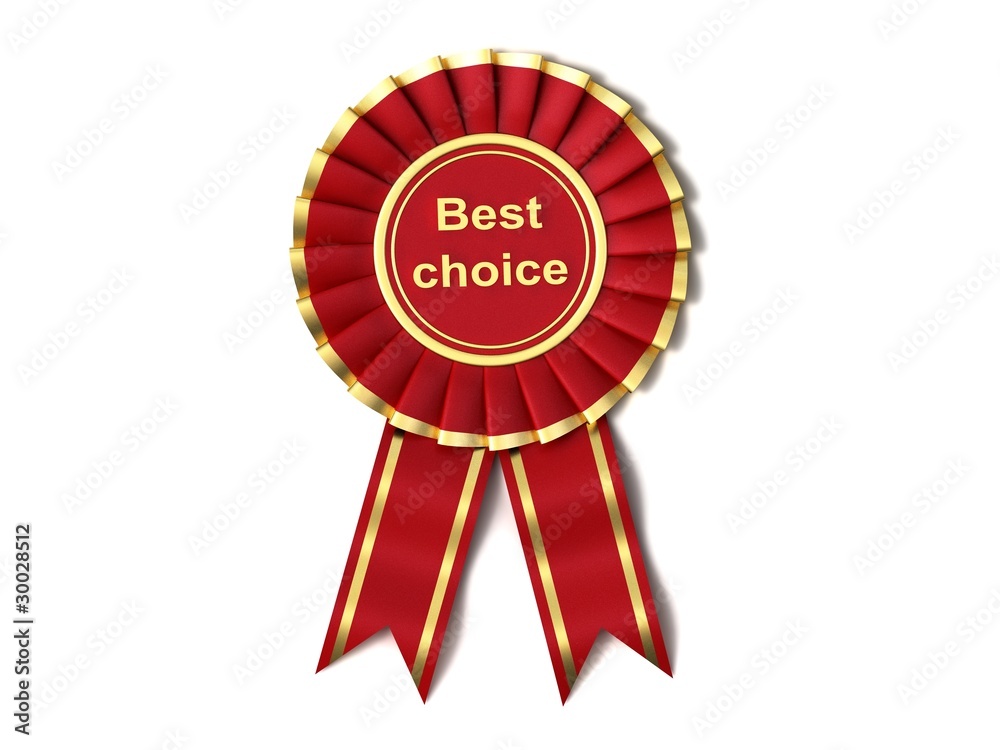 Red Ribbon Award labeled the best choice Red Ribbon Award labeled the best choice