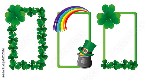 Set of St. Patrick`s day banners, part 4, vector illustration