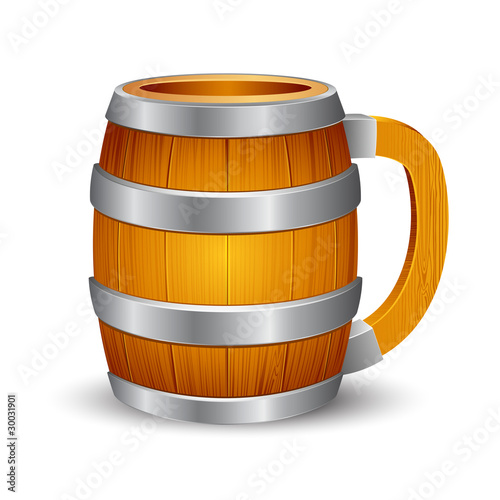 Wooden Beer Mug