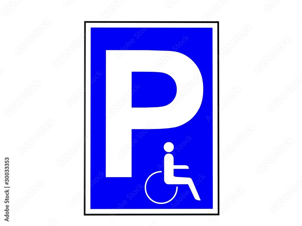 Parken für Behinderte Parken für Behinderte