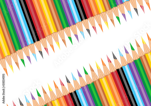 Colorful pens background