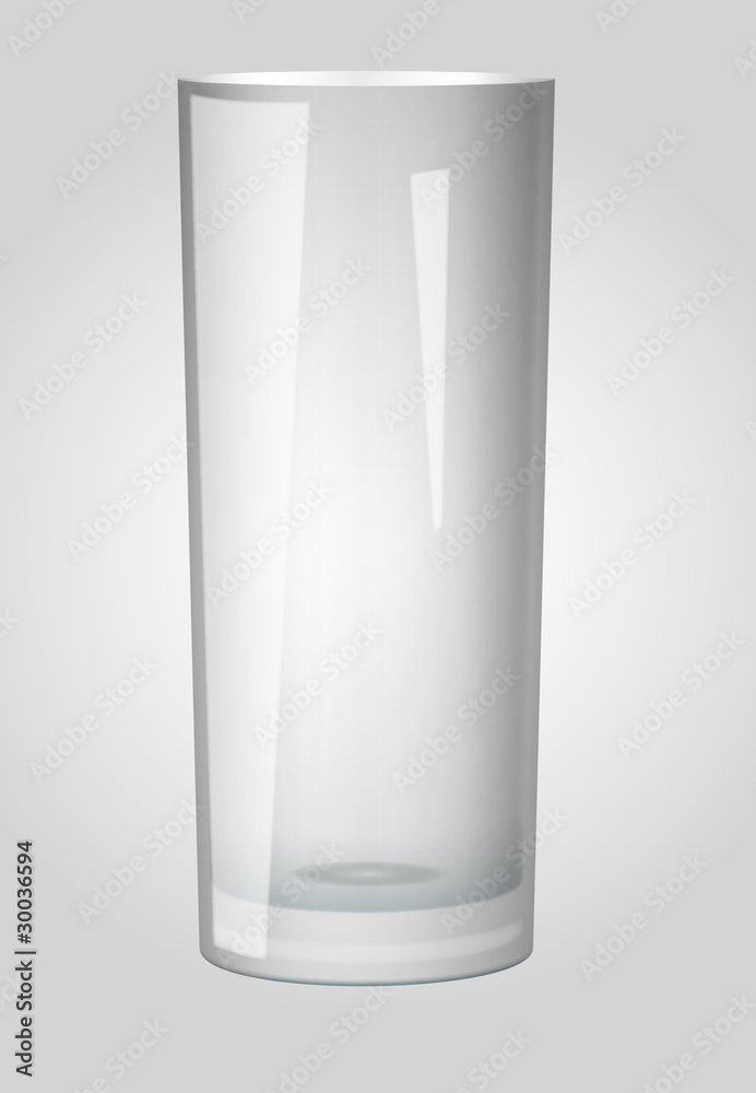 Empty glass for water Empty glass for water