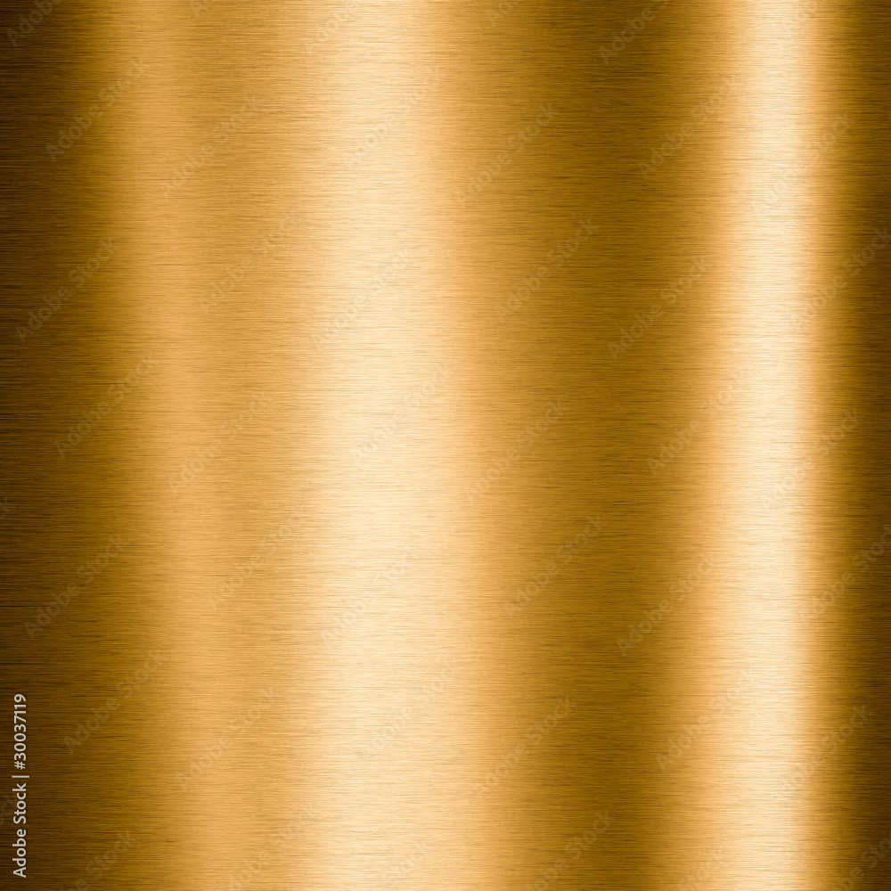 Brushed Gold Metallic Plate Useful For Backgrounds Stock Illustration 