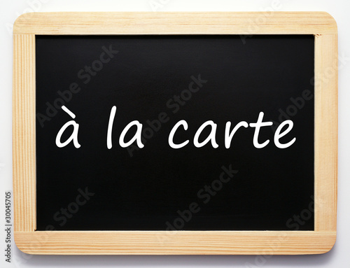 à la carte - Restaurant Concept photo