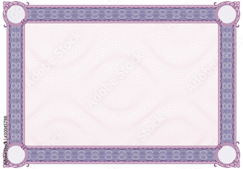 Blank Diploma or Certificate