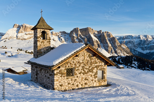 Bergkapelle in den Dolomiten