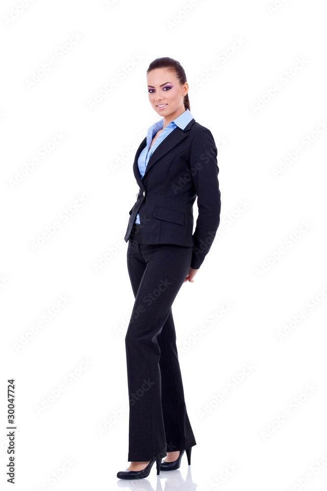 happy business woman