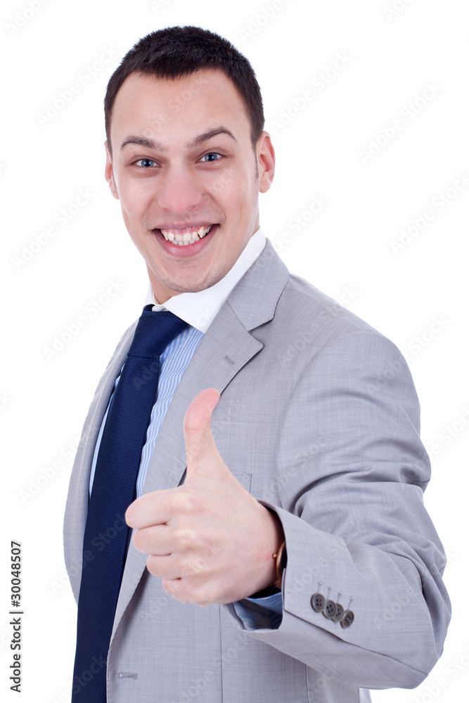 man with thumbs up