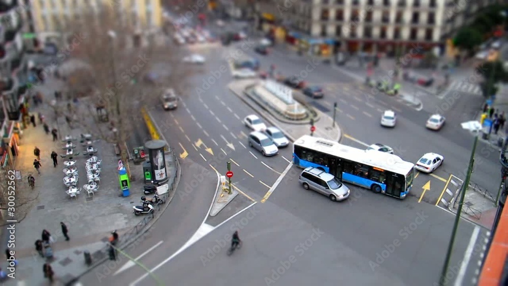Madrid tilt shift 1
