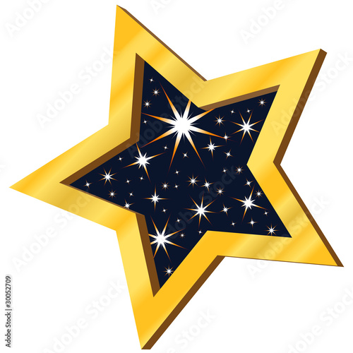 Goldstern, Sternenhimmel, Traum, Nacht, Symbol