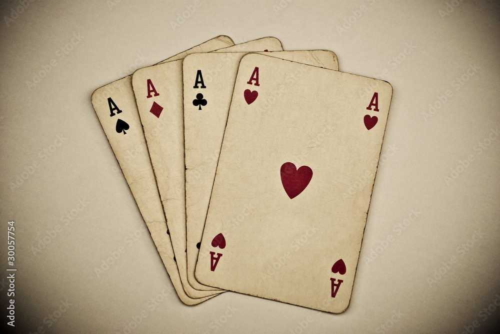 Obraz premium playing cards