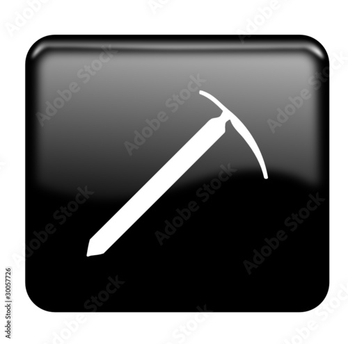 Picket glossy icon