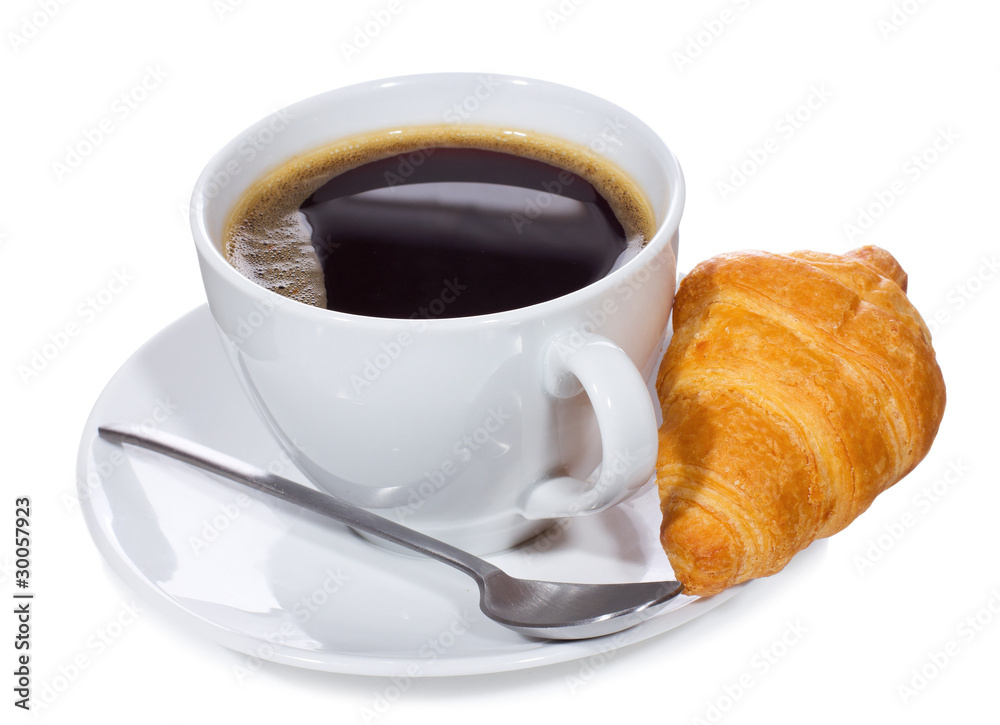 coffee and croissant