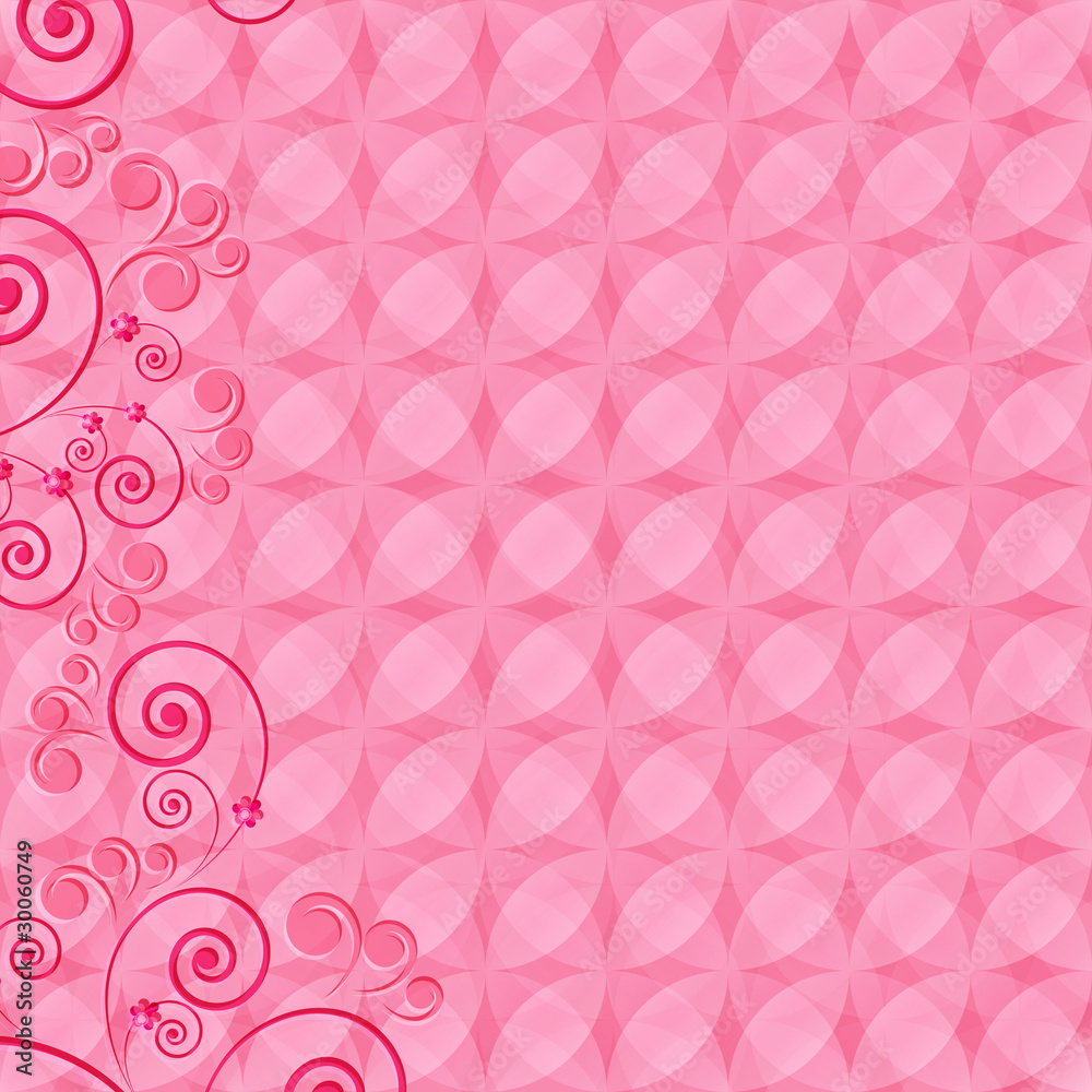 Abstract design floral background.