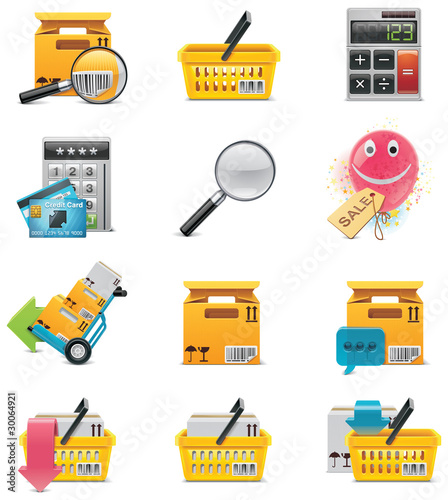Vector e-commerce icon set