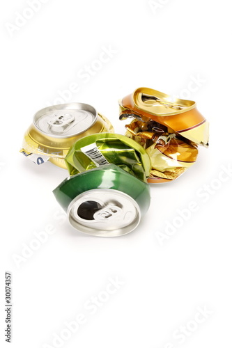 Cans of drinks