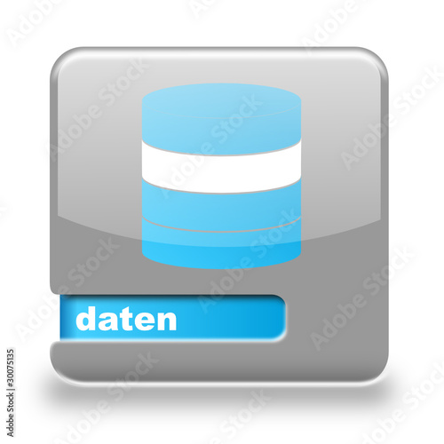 Button spare Datenbank grau blau