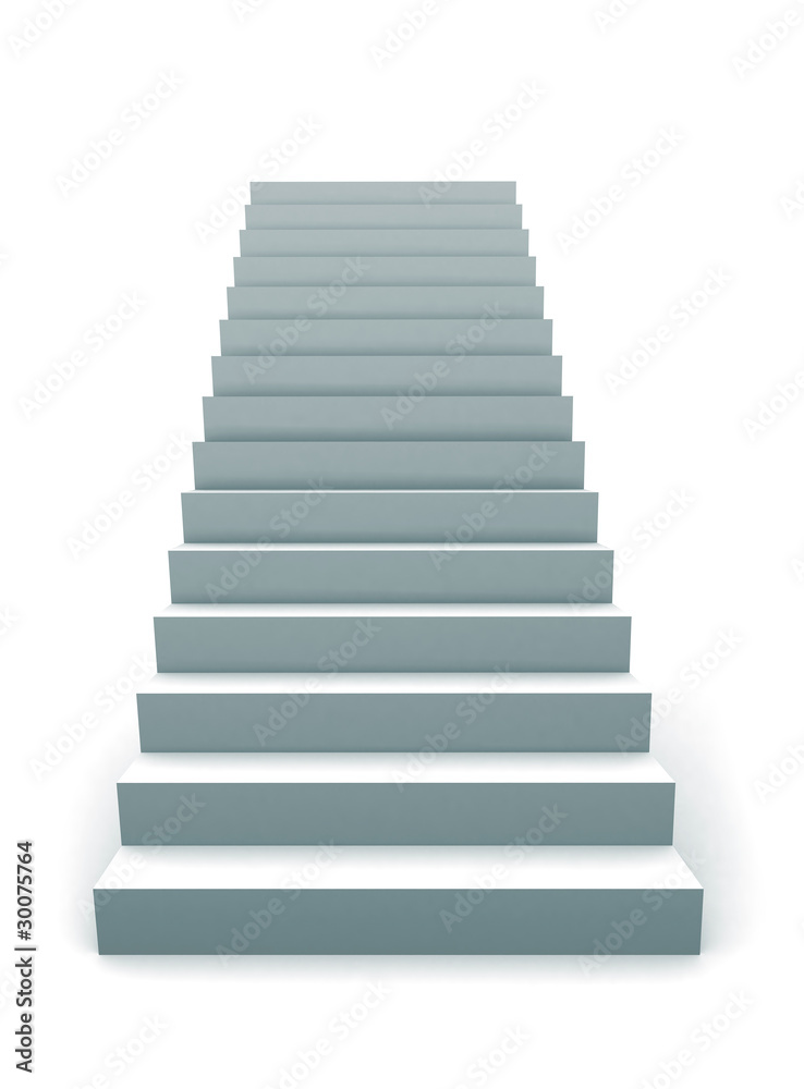Single 3D staircase