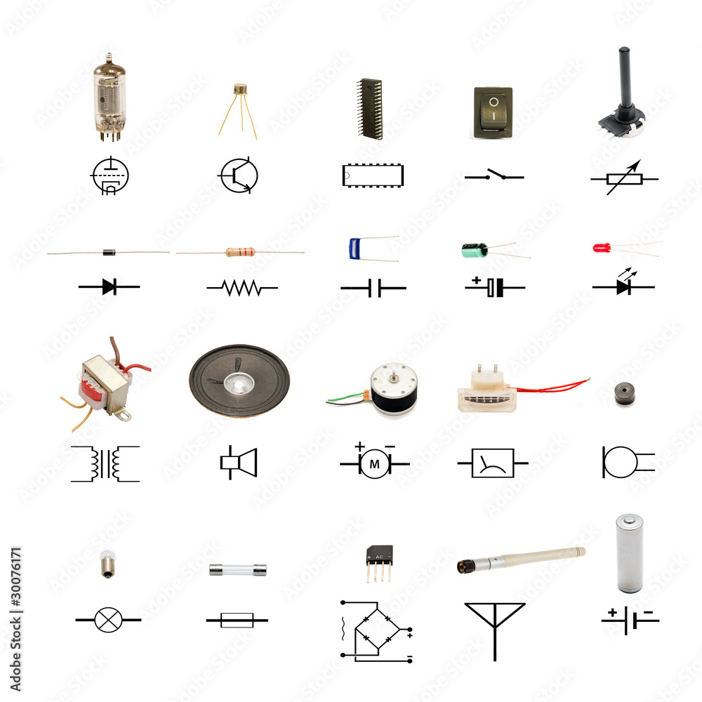 Electronic Component Schematic Symbols