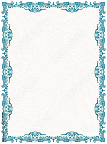 Certificate blank