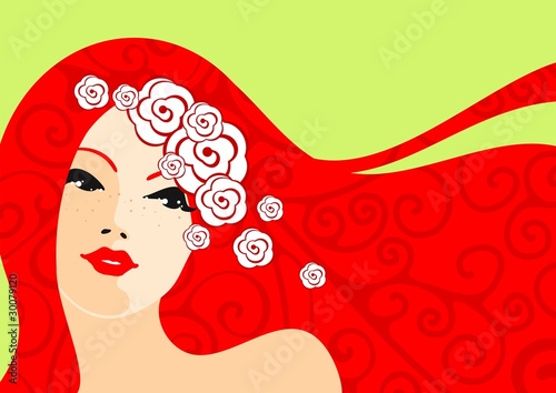 Red hair girl