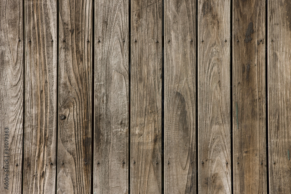 Naklejka premium 古い板壁