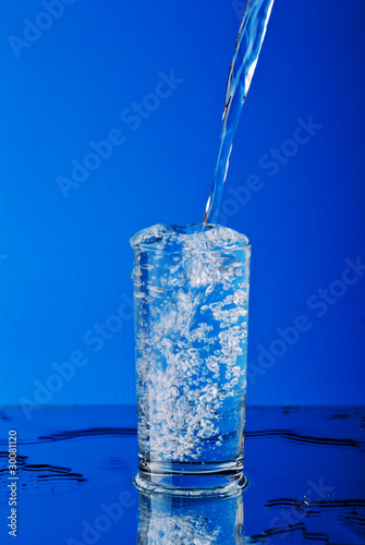 Glass with water