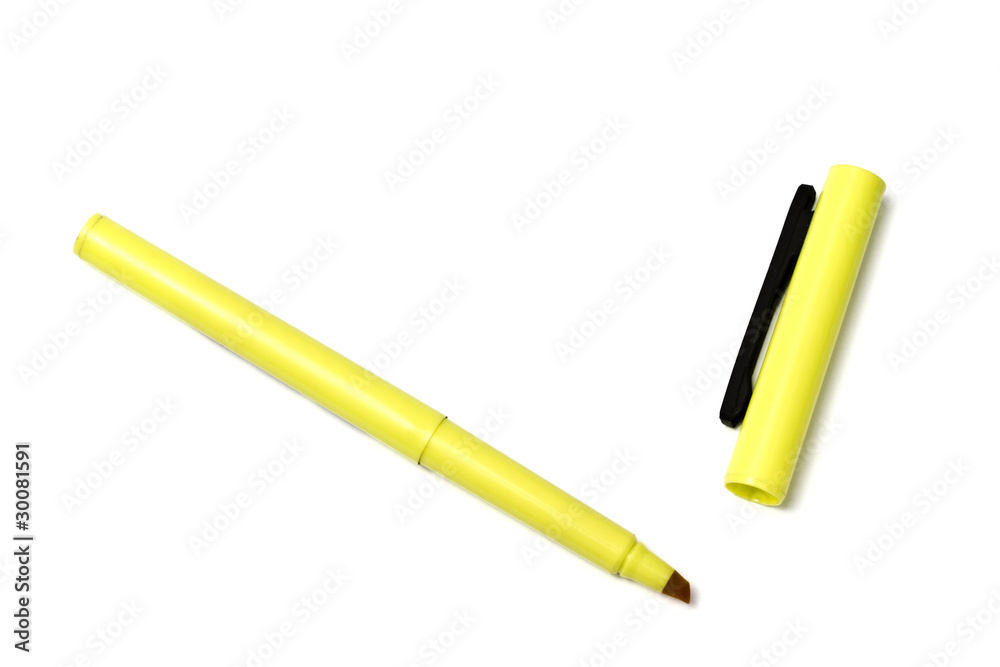 Yellow highlighter Yellow highlighter