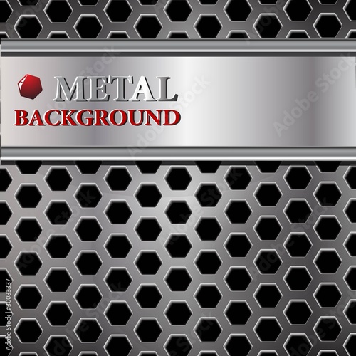 the abstract metallic background