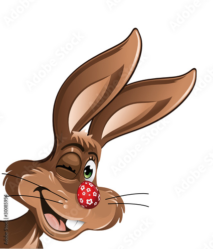 easter bunny egg nose
