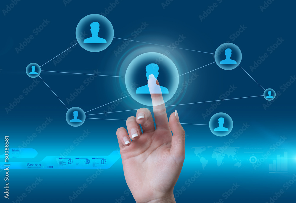 Social network concept Social network concept