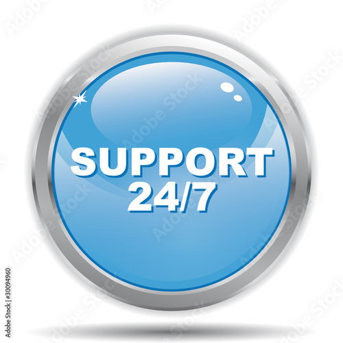 SUPPORT 24 7 ICON