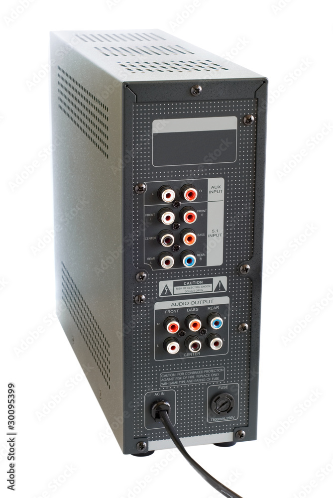 Fototapeta premium sound amplifier, white background, isolated