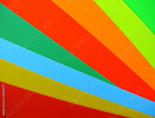 Colorful papers as background