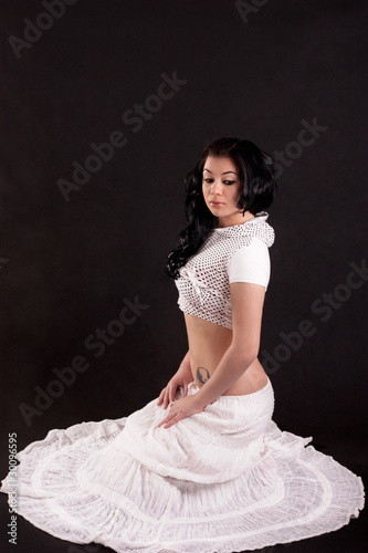 Slika na platnu Beautiful girl in reverie