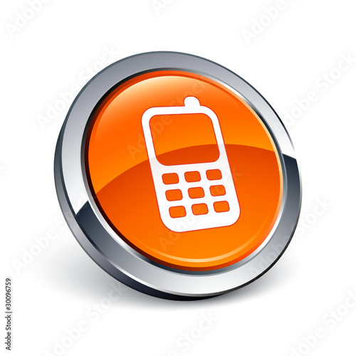icône bouton internet téléphone