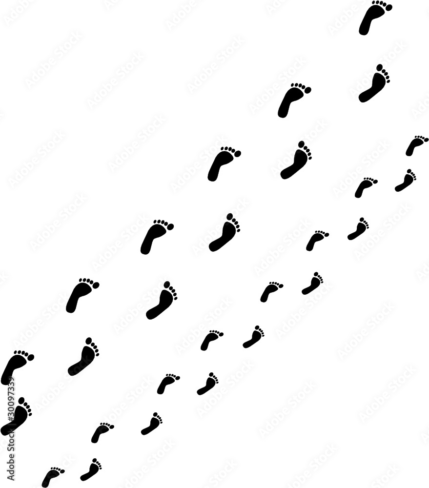 Fußspuren Fußspuren