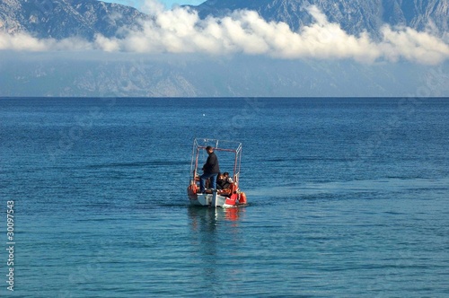 fisherman work in aboat