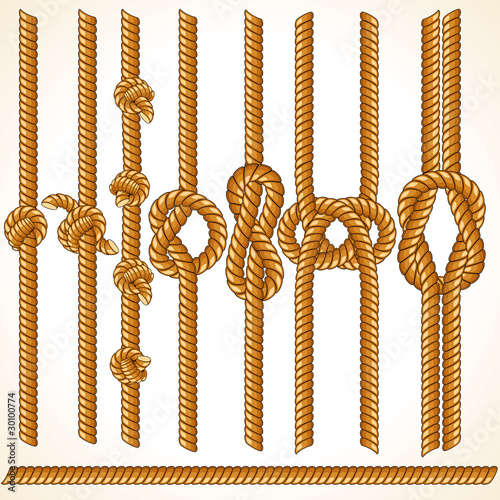 Seamless Vector Thread Borders