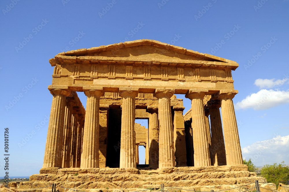 Fototapeta premium the Temple of Concordia at Agricento Sicilt Italy