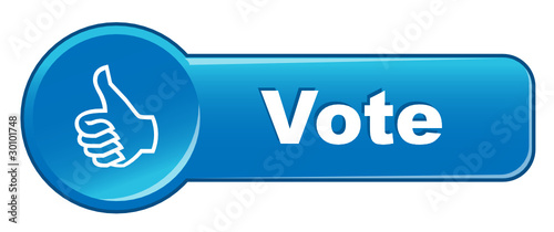 “VOTE” Web Button (share social network internet recommend like)