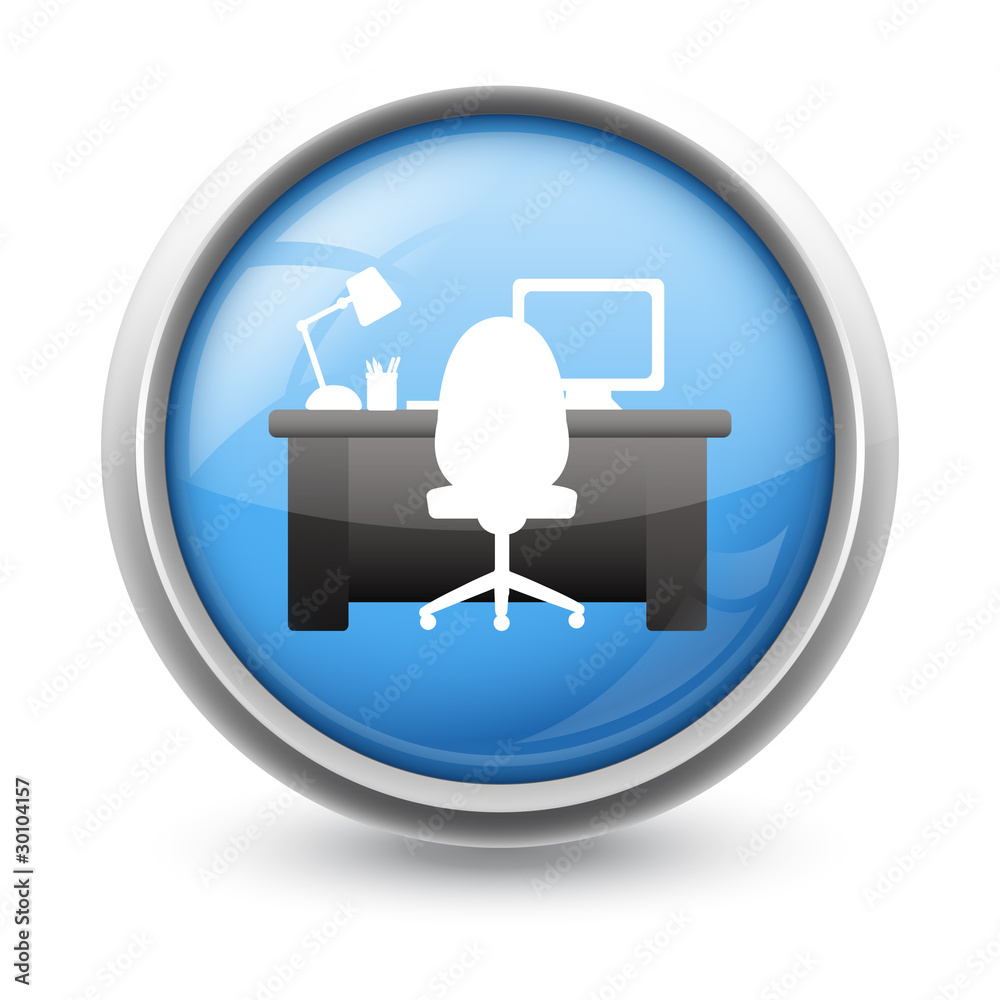 Symbole glossy vectoriel bureau 01 Stock Vector | Adobe Stock