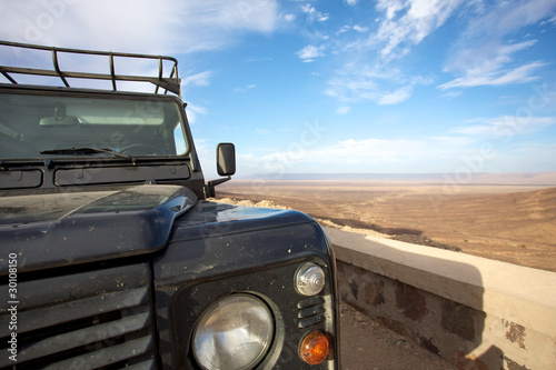 Фотография The car and the desert