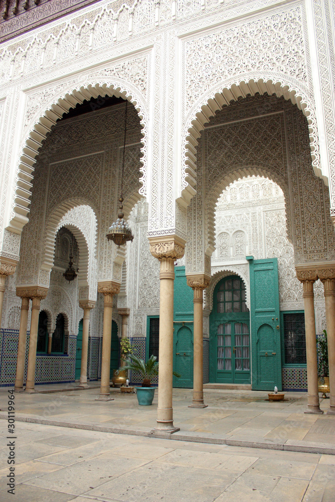 L'interno di una moschea marocchina