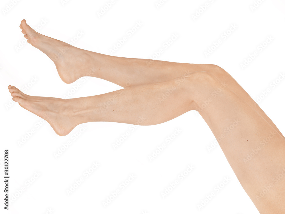 Beauty care concept with legs. Beauty care concept with legs.