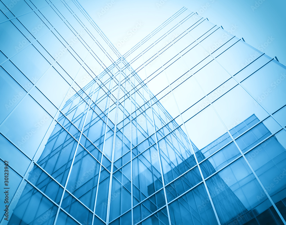 Fototapeta premium new office building in business center